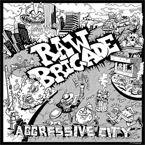 RAW BRIGADE ´Aggressive City´ Cover Artwork